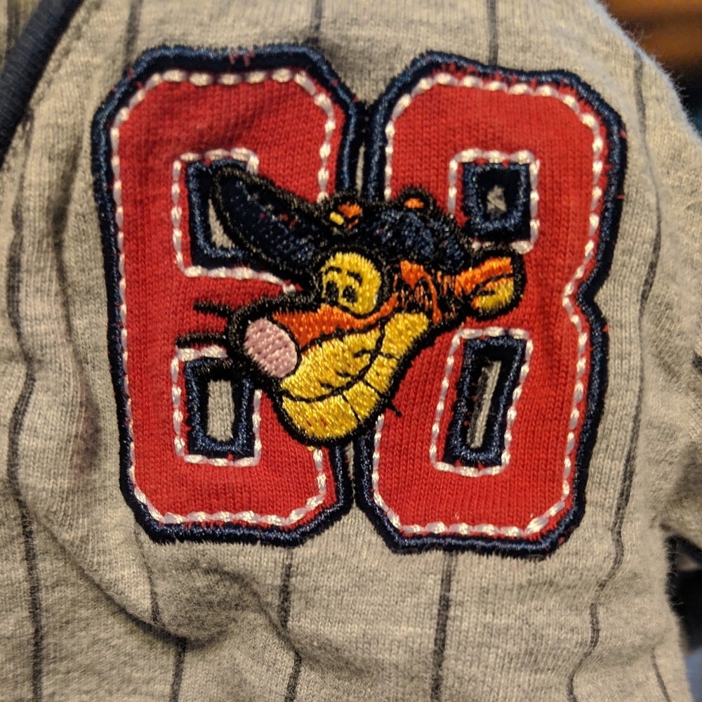 Vintage Baby Tigger Baseball outfit